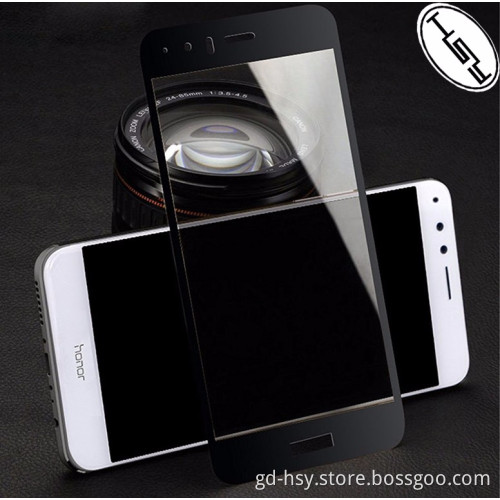 HUYSHE 9h 0.33mm 2.5D full cover tempered glass for Huawei honor 8 screen protector edge to edge